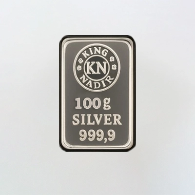 شمش نقره 100 گرمی نادیر N-100