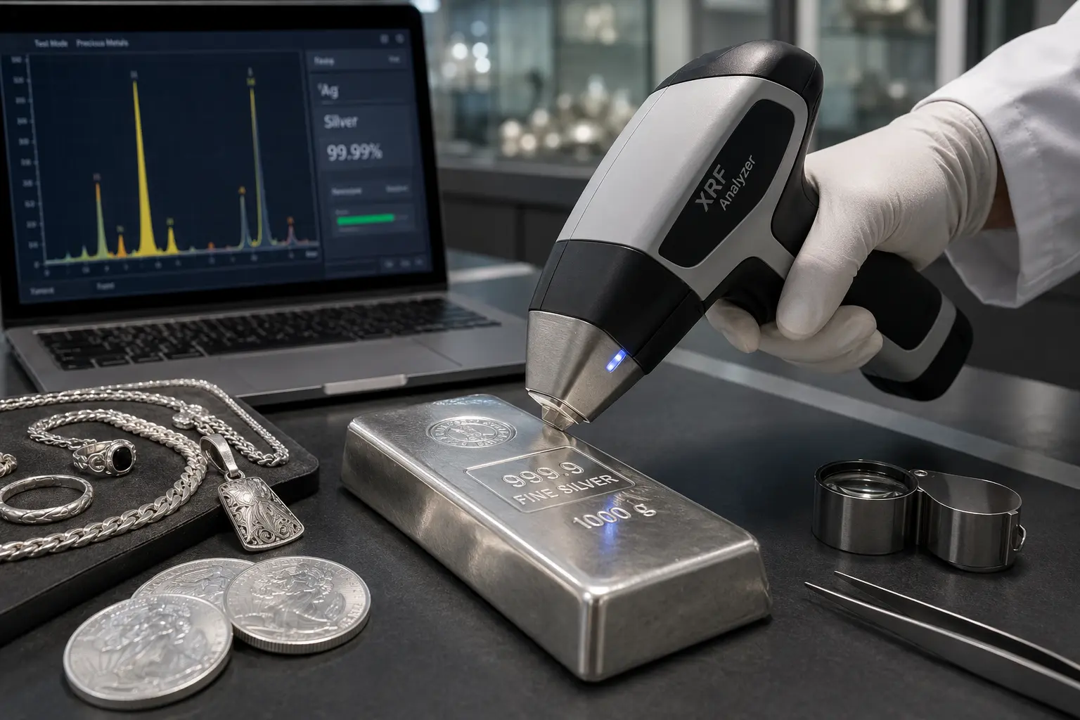 بهترین روش تشخیص عیار نقره